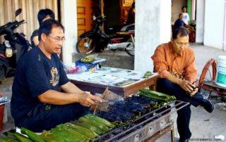 Lampong Sago cake, the west sumatera heritage food