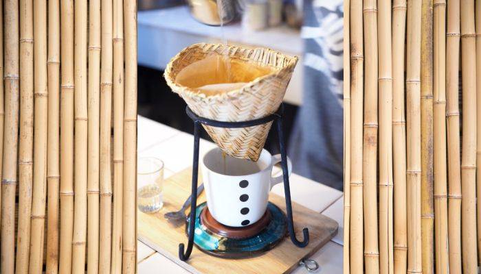 Bamboo drip, alat seduh kopi tradisional
