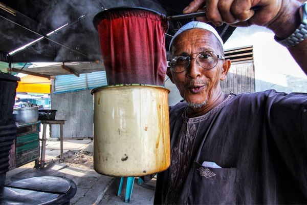 Cara membuat teh tarik gula aren khas malaysia