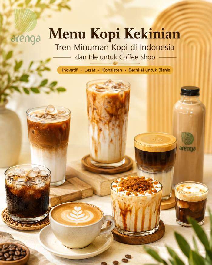 Menu kopi kekinian. Tren minuman kopi di Indonesia dan ide untuk coffee shop