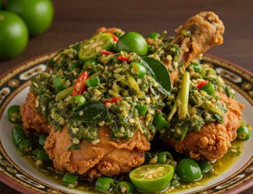 Ayam Goreng Cabe Hijau Khas Minangkabau