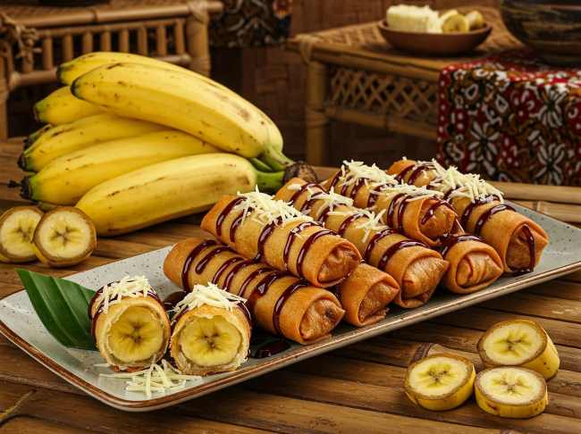 Banana Roll camilan manis