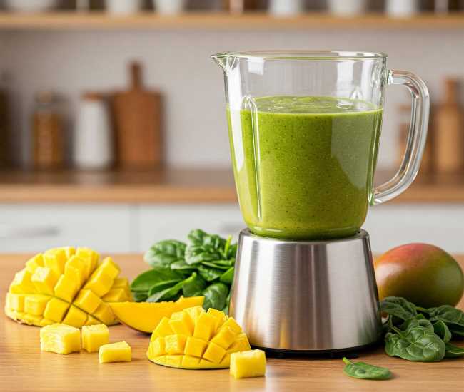 Creamy green smoothies untuk anak-anak