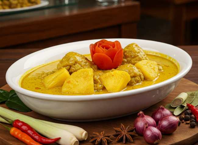 Resep gulai ayam nanas