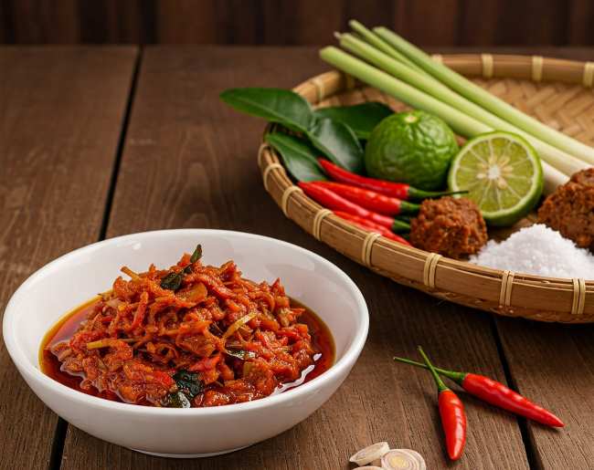 Resep sambal bajak gula aren