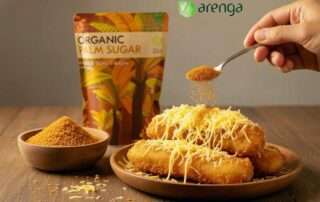 Pisang goreng palm sugar keju