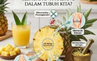Foto ilustrasi bagaimana nanas bekerja sebagai anti radang dalam tubuh kita